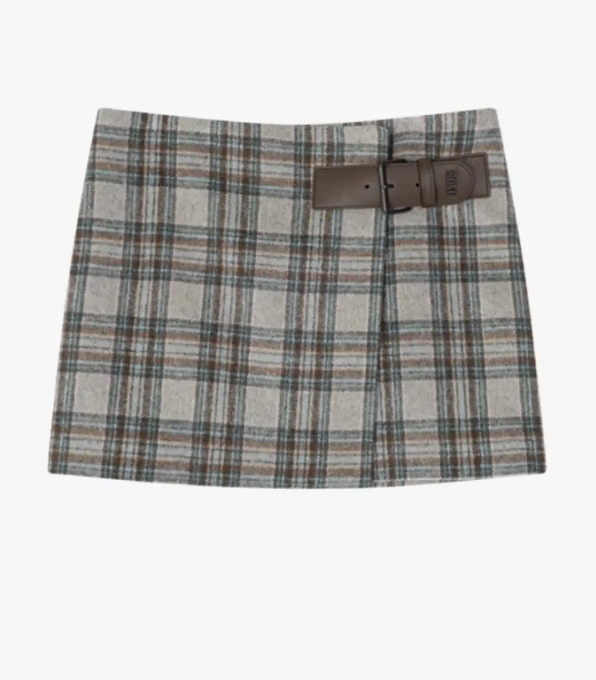 그로브 peder skirt grey check